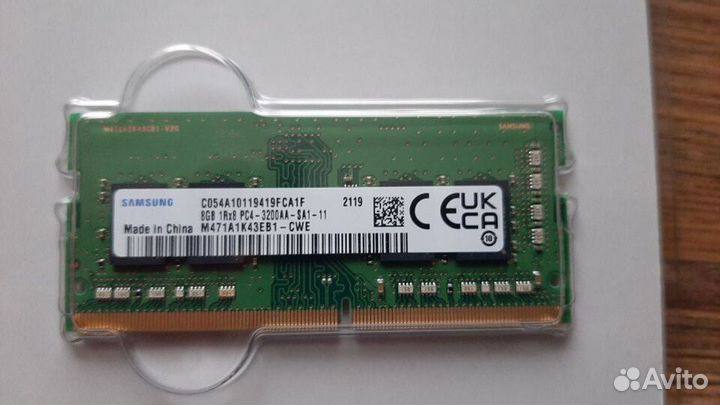 So dimm Samsung ddr 4, 3200 мгц