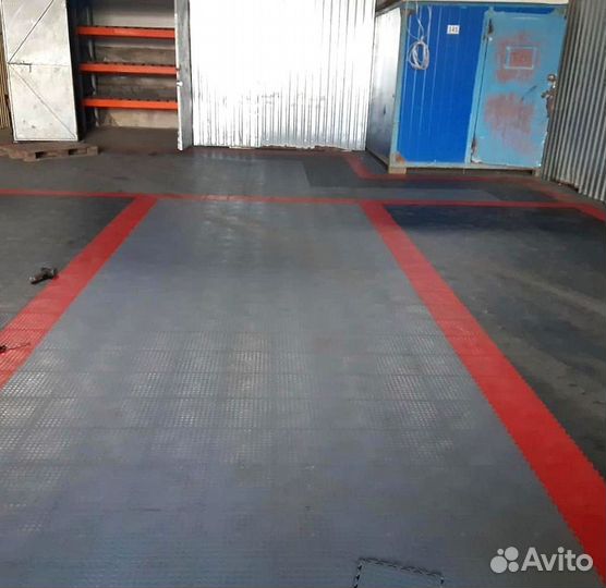 Модульный пол для гаража