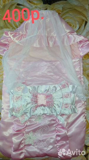 Конверт на выписку летний для девочки