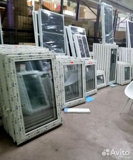 Окна 800х1400 мм пластиковые