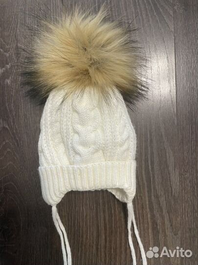 Шапка зимняя для девочки 38-40