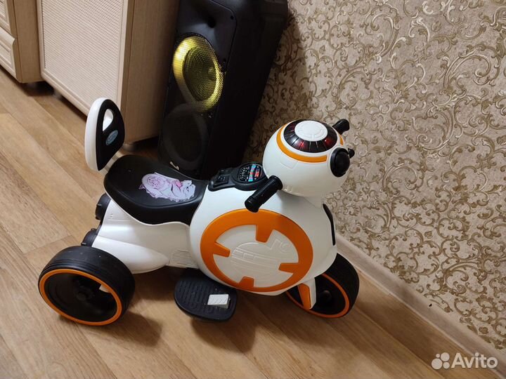 Детский электромотоцикл аккумуляторный 6V7AH