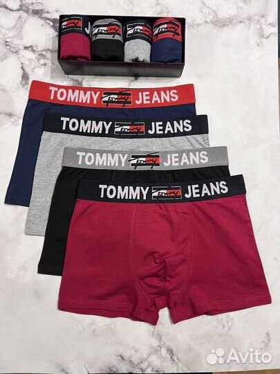 Трусы мужские Tommy jeans 4 шт