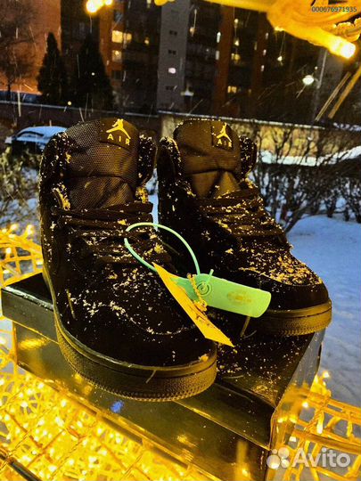 Кроссовки Nike Air Jordan тёплые (Арт.93640)