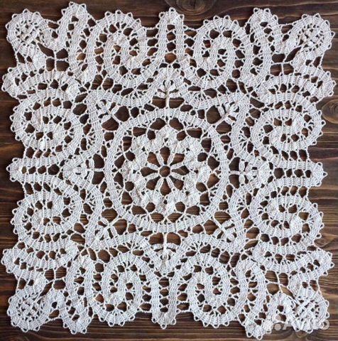 Салфетки и дорожки крючком (ручная работа)