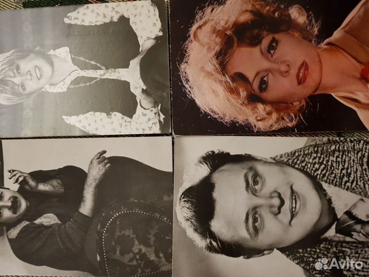 Открытки советских актеров