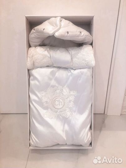 Теплый конверт (зима) на выписку choupette. Р-р 56