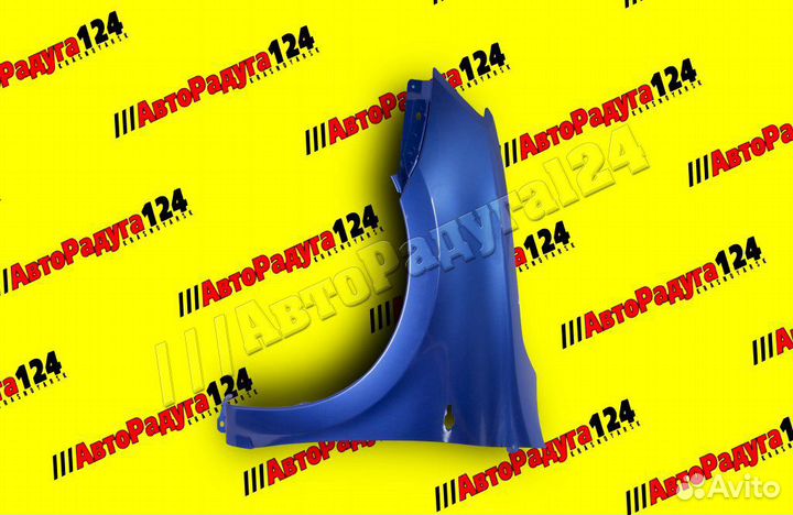 Крыло ваз 2190 переднее левое Голубая планета (418) (ваз)