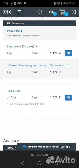 Наконечники рулевой тяги LX 570/Toyota LC200