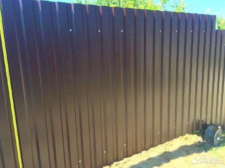 Забор из профнастила