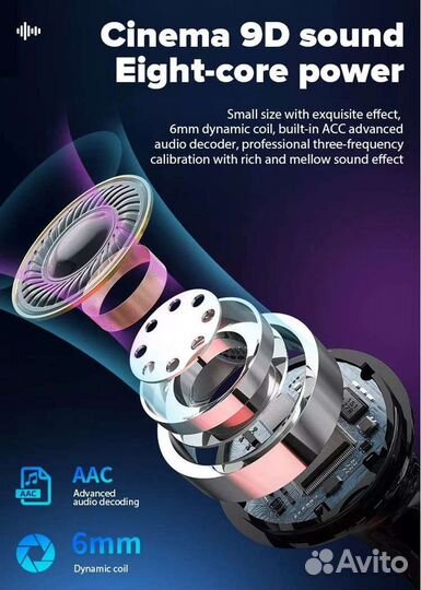 Беспроводные наушники TWS H3 transpeed