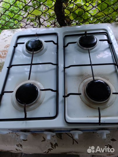 Настольная газовая плита 4 конфорки б/у