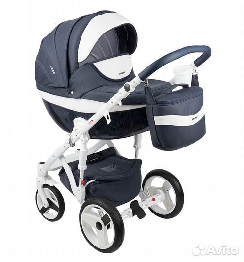 Коляска 2 в 1 Adamex Monte Carbon