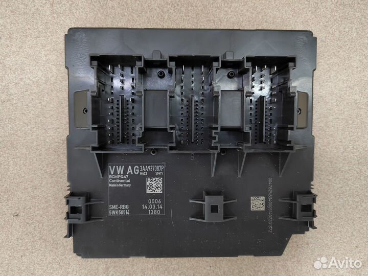 Блок комфорта VW Passat B7 3AA937087P