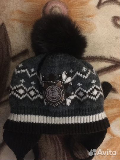 Шапка для мальчика очень теплая