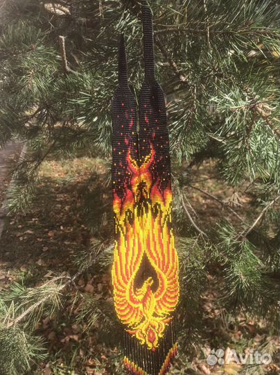 Гердан из бисера - украшения на заказ