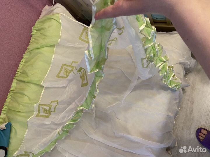 Тюль-вуаль новый и мало бу