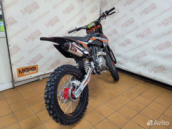 Мотоцикл Кросс Motoland CRF 250 (172FMM) оранжевый