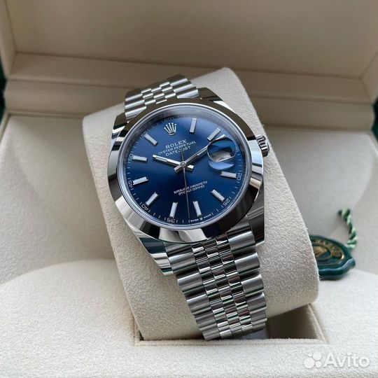 Часы rolex datejust 41mm 126334 blue