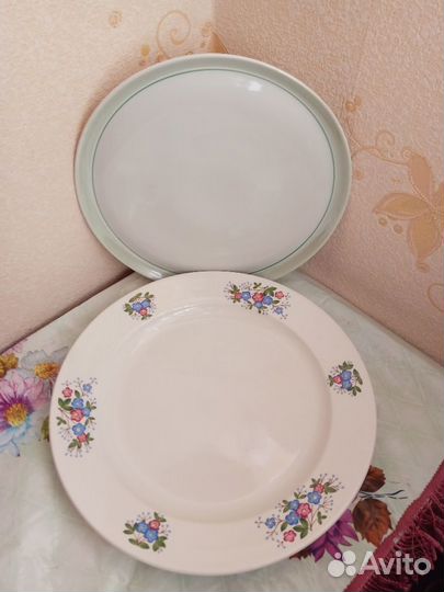 Посуда Сервиз СССР тарелки заварочный чайник 1л