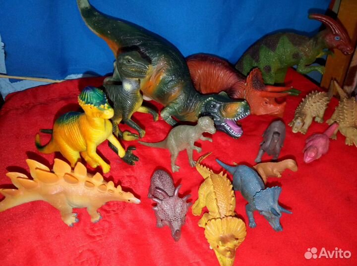 Животные коллекция пластик резина СССР