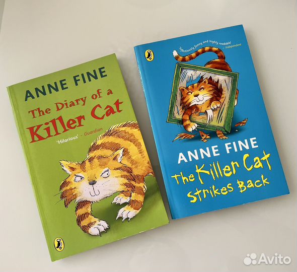 Книга на английском “The Diary of a Killer Cat“