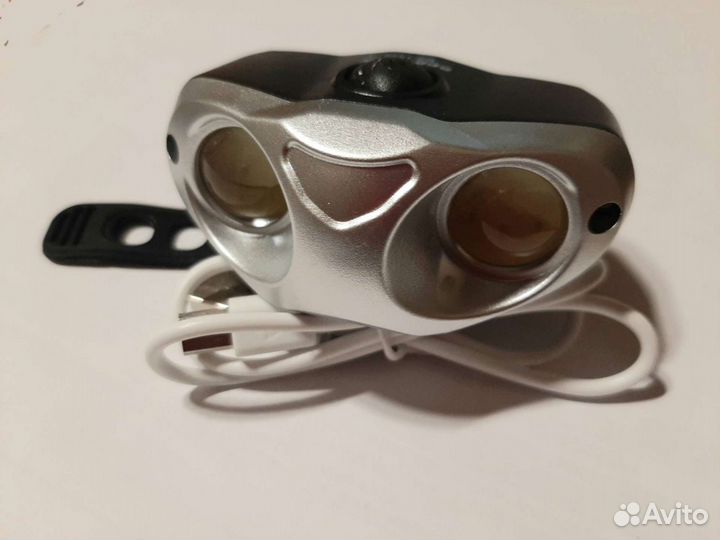 Велофонарь аккумуляторный Суперяркий Новый