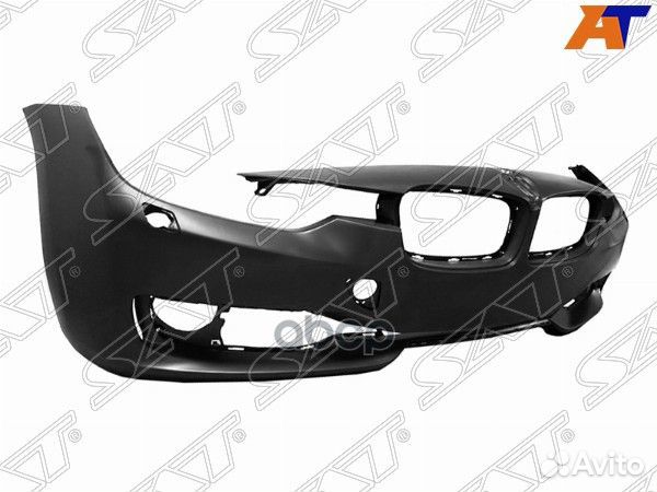 Бампер передний BMW F30 12-15 под омыватели stb