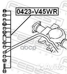 Тяга стабилизатора mitsubishi pajero 89- зад.подв