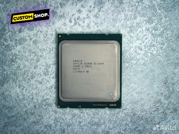 Процессор intel Xeon E5-2640 2.5Ghz 6C/12T LGA 201