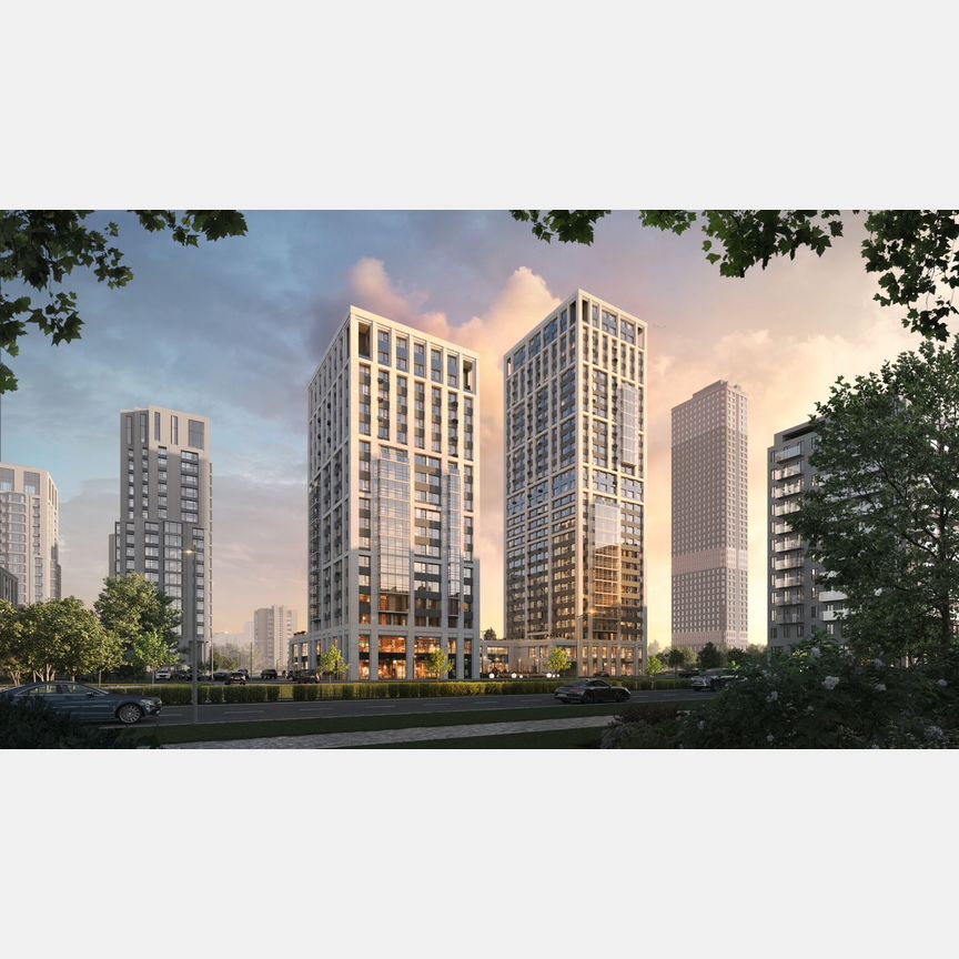 2-к. квартира, 55,1 м², 19/29 эт.