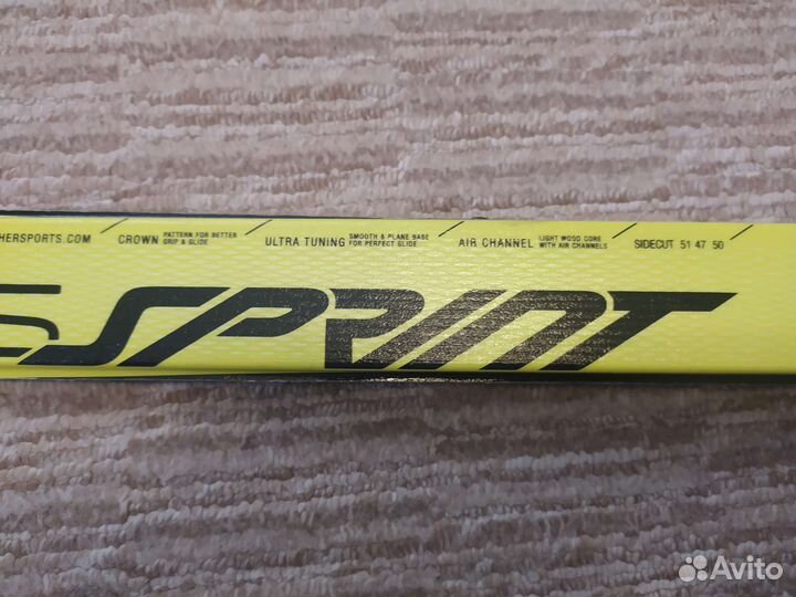 Лыжи беговые fisher sprint crown 160 см