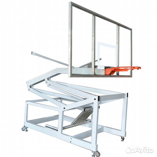 Мобильная баскетбольная стойка клубного уровня DFC