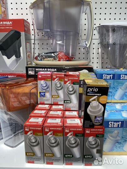 Новые Фильтры-кувшины + картриджи (цена за все)