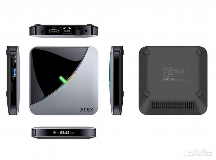 Тв приставка A95X F3 AIR (4/32гб)