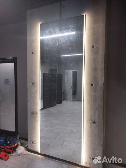 Изготовление зеркал с подсветкой