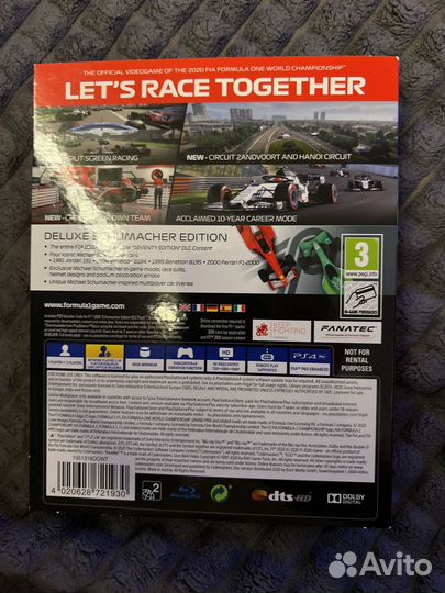 Игра для приставки F1 2020