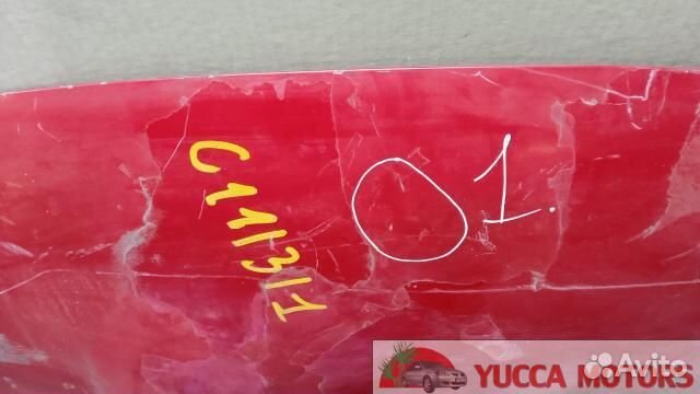 Б/У Капот H.Civic EU 5door 1дефект / красный (б/у