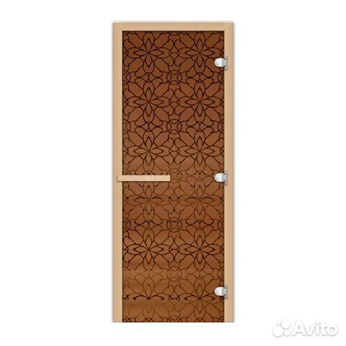 Дверь Для Сауны 1.9х0.7 Тиффани мат