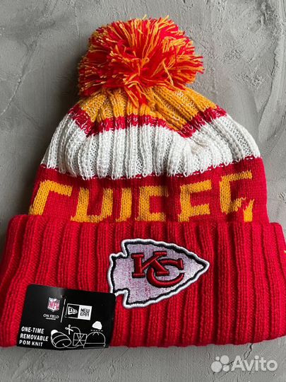Шапка зимняя NFL Kansas City Chiefs