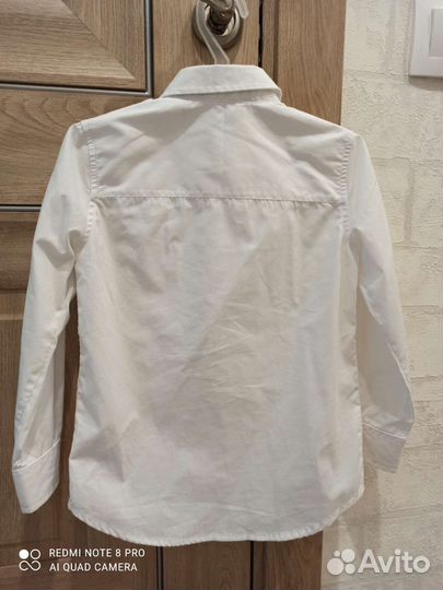 Рубашка на мальчика белая 110