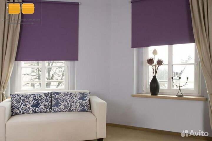 Жалюзи рулонные шторы блэкаут