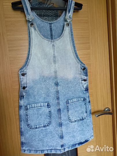 Сарафан джинсовый для девочки 42 -44 р