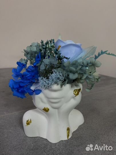 Гипсовое кашпо