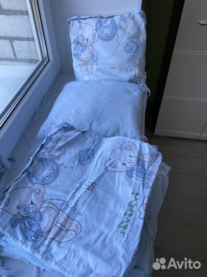 Бортики в кроватку для мальчика