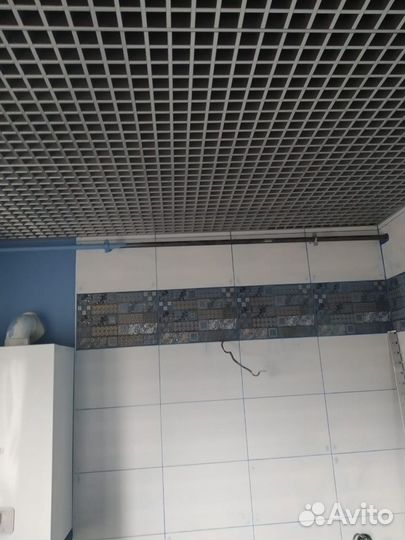 Подвесной потолок алюминиевый Грильято 40х40
