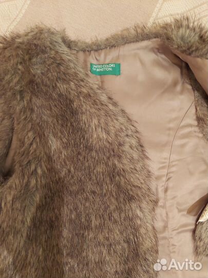 Детская меховая Безрукавка 7-8