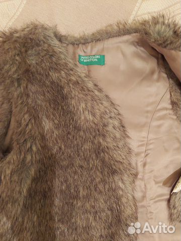 Детская меховая Безрукавка 7-8