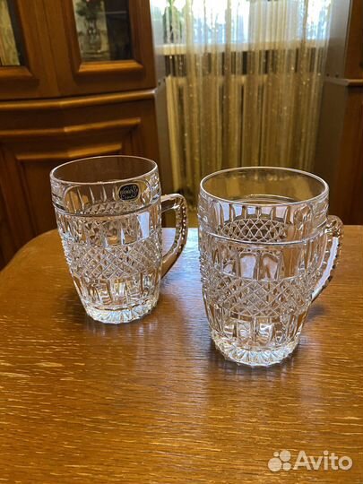 Пивной бокал (богемский хрусталь)