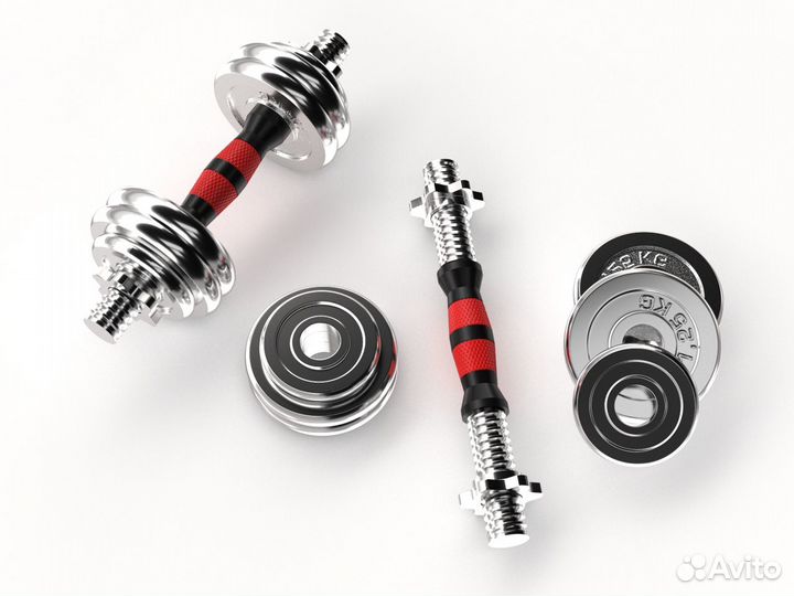Гантели разборные 15 кг, 20 кг, 30 кг ТЦ Континент